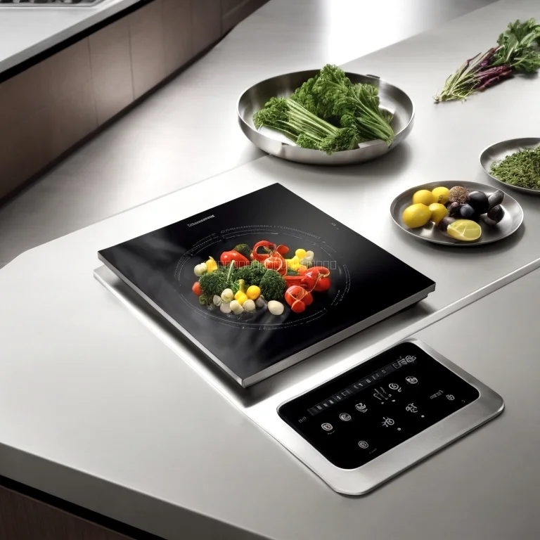 家庭用キッチンでOvenLogicAIを操作